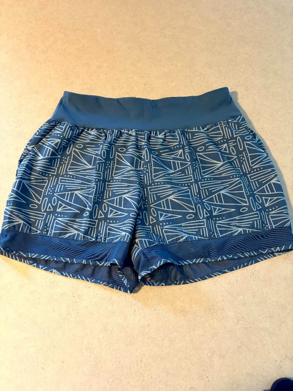 Telluride Clothing Company Pull On Casual Shorts Womens Size Medium Blue